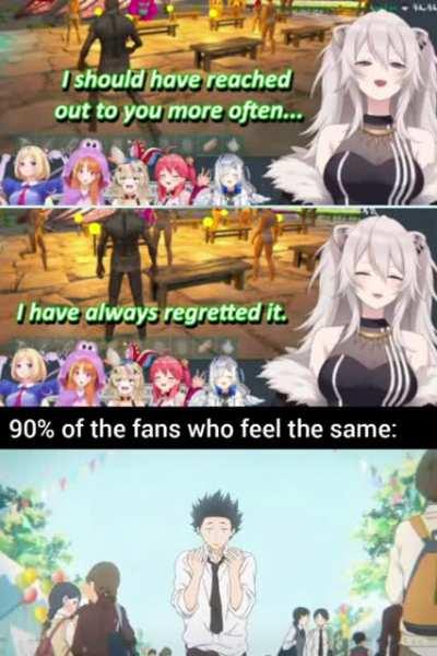 Botan spoke for all of us. Thank you Botan