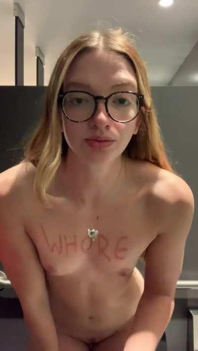 Just some public nudity in the uni bathroom