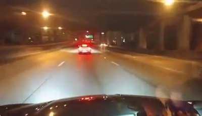 Stopped right on the highway, scared me good