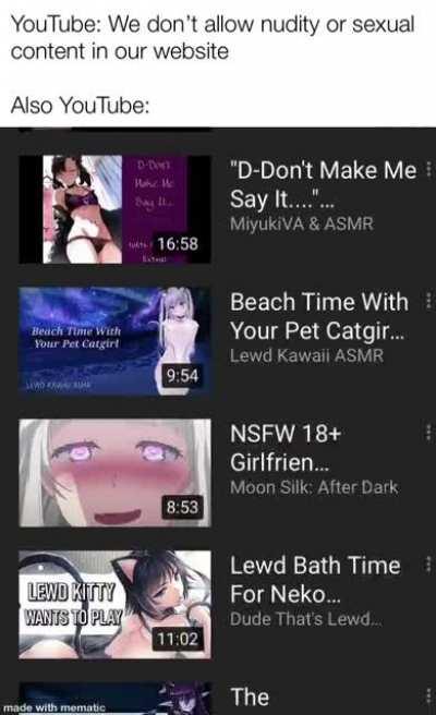 That’s some family friendly content right there! But I’m not complaining