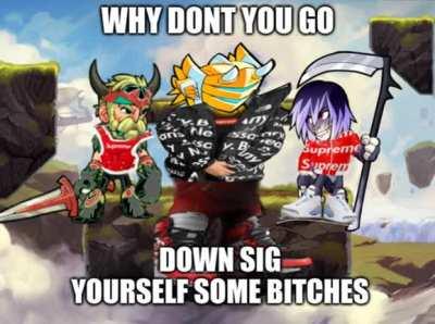 Brawlhalla drip (OC i made the remix and the meme)