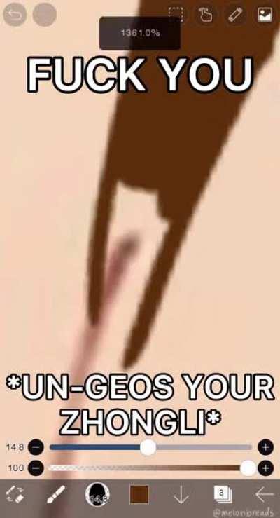 Zhongli, where your geo at? 🥴