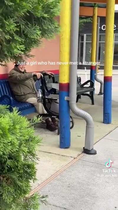 That brief moment put a smile on both their faces.