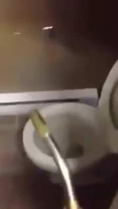 Don't throw firecrackers in the toilet, kiddos.