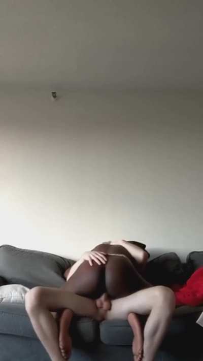 Love sitting on the couch after a long day 😈 [MF]