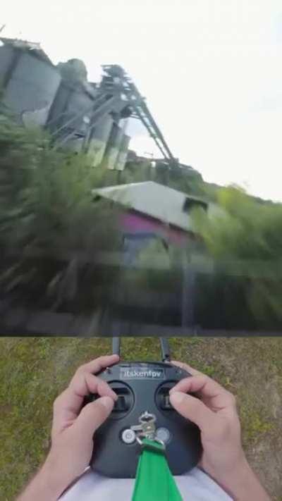 Impressive drone flying