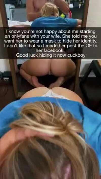 You don't want them to start an Onlyfans?