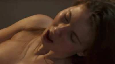 Czech Brunette Connie Carter Fireplace Intimacy