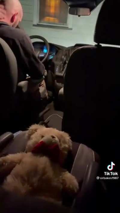 Homeboy gonna look over his shoulders every time he enters a car
