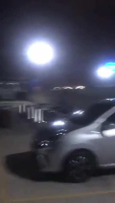 Canopy tent made a backflip