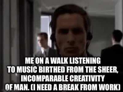 The assorted sounds of nature also fit this scenario