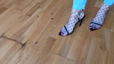 Her collection of 220 videos for sale for 80 euros