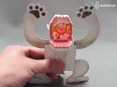 Haruki Nakamura creates incredible origami that is extremely entertaining and intricate.