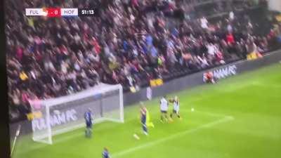 First goal for Raul Jimenez with Fulham