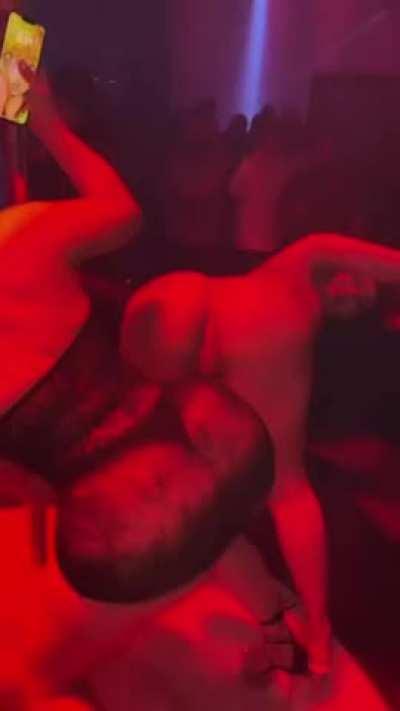 Its not a wardrobe malfunction if you wanna show it off…