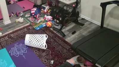 Peloton treadmill eats baby