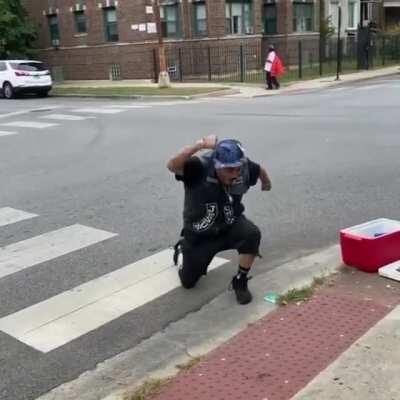 The power of Chroist compels a hommie.