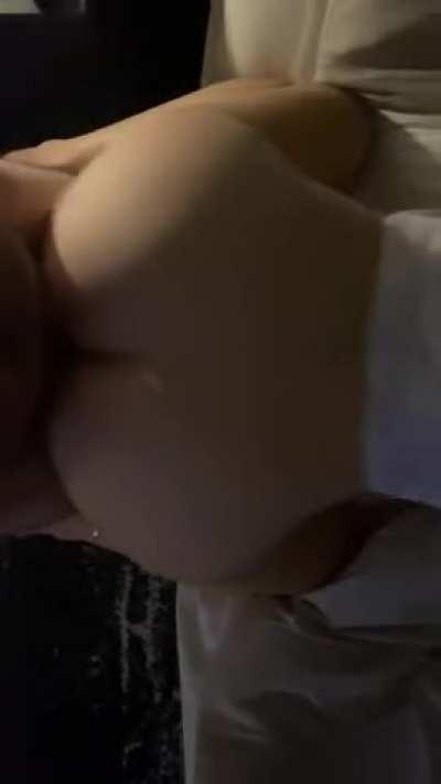 Fucking his cock slow and steady