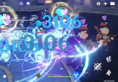 You are Childe, and you kill enemies just for fun