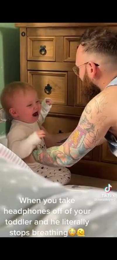 Baby forgets to breathe