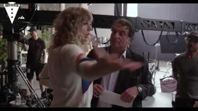 Taylor looking absolutely full in the Caticorn ad.