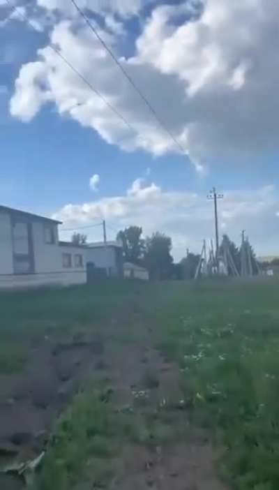 RU POV: Stormtrooper GoPro footage of an Armored vehicle Roshel Senator and several KIA Ukrainian soldiers in the village of Kremyanoye, Kursk region. 51.38496, 35.07636.