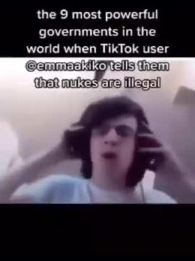 Guys war has ended cause its illegal