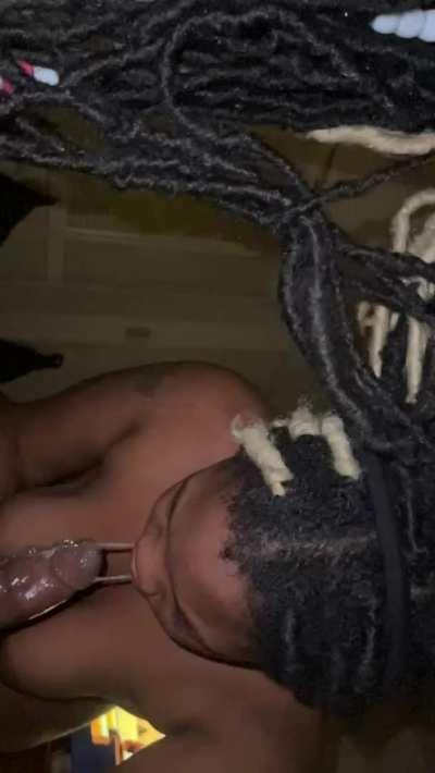 I love giving sloppy head