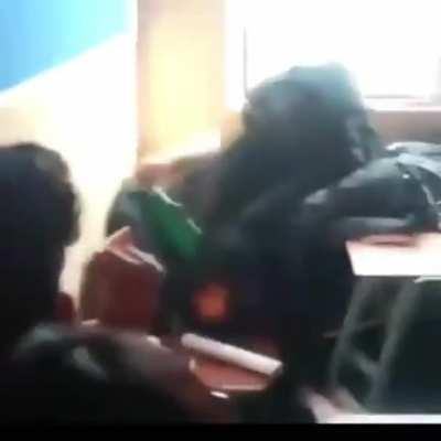 That one dude who reminds the teacher about homework.