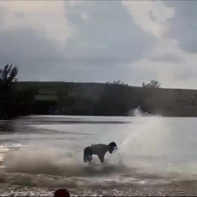 I’d settle for just being able to stay on, this is incredible.