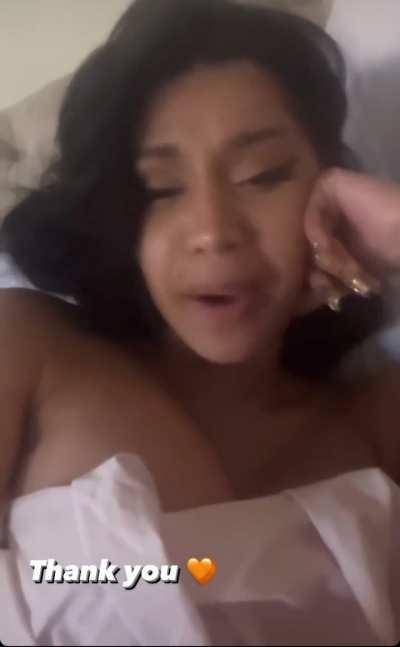 Cardi b speak( sametime  her titty🍒🤤)