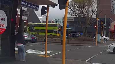 A gust of wind turns an ordinary walk into chaos