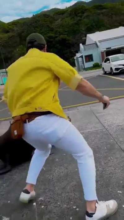 Sitting on a wild animal, WCGW?