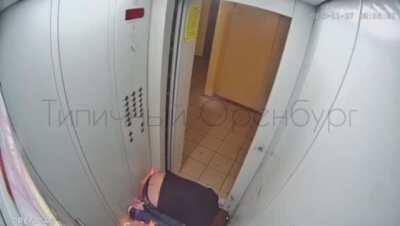 When you try to drink a fire cocktail in an elevator