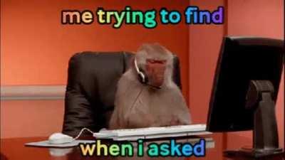 Monke didn't ask lol (use this for discord conversations)