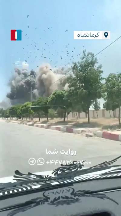 Israeli airstrikes hits Kermanshah Iran