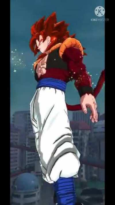 SSJ4 Gogeta secret Legendary Finish victory quote