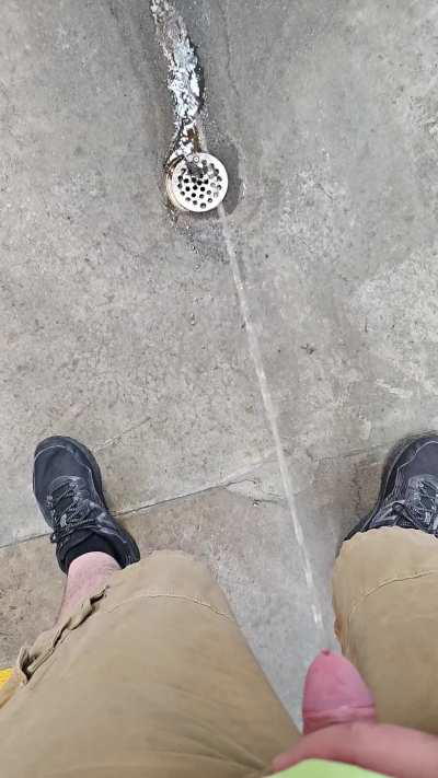 Risky work piss