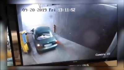 You break boom gate, boom gate breaks you.