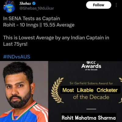 Bro got made Indian captain because he was supposedly more likeable in the dressing room than Virat 
