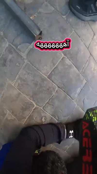 The guy trying to set fire to gas station in karak