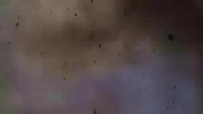 This is what it's like to be on the business end of an A-10 Warthog's 30mm Gatlin gun-style autocanon. FYI, if you hear the 