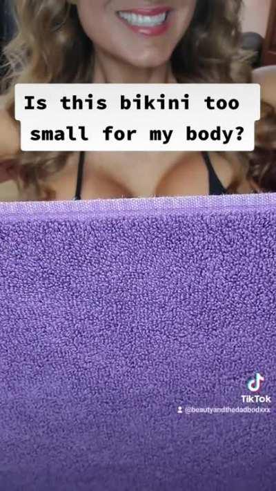 Micro Bikini Strikes Again @beautyandthedadbodxxx