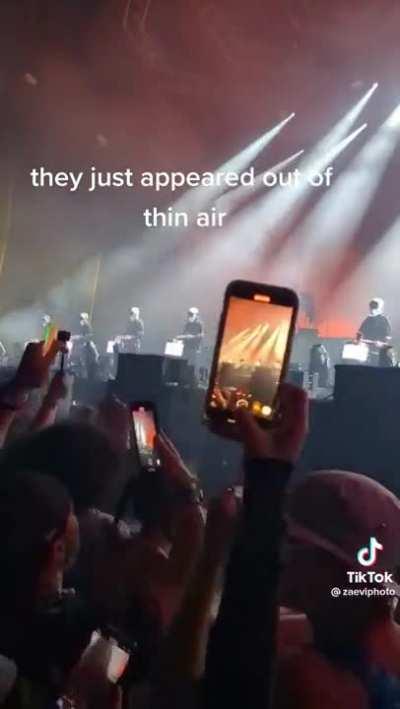 This concert stage entrance