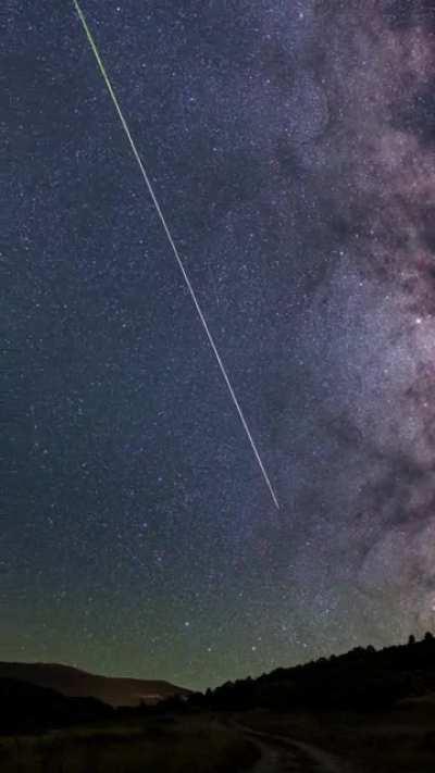 Animated astrophotography of the Milkyway