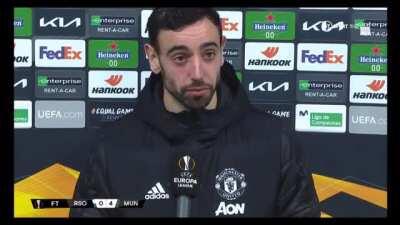 RSO 0 - 4 UTD: Bruno post match interview
