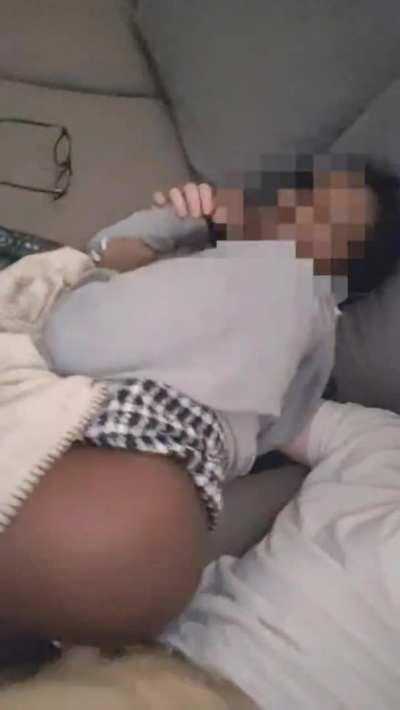 I could not resist white dick even on my period, even with people upstairs 🫢