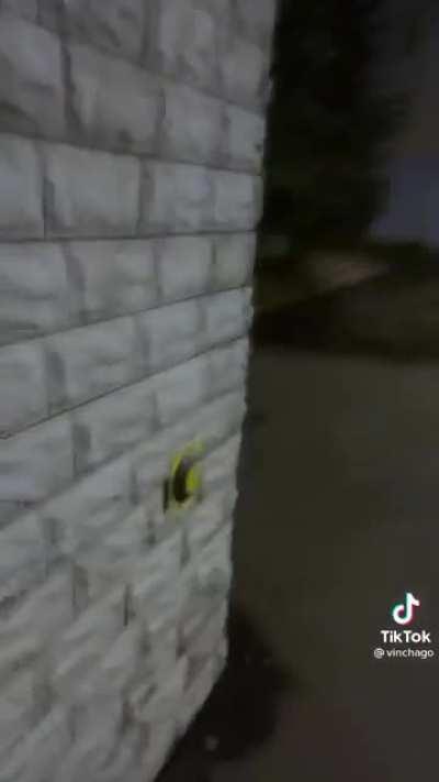 This guy being chased by demons