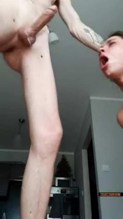 Amateur Blowjob Brunette Deepthroat Girlfriend Rough Porn