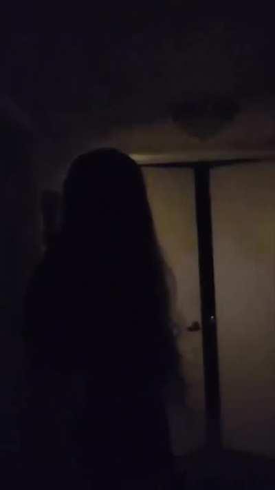 Man turns his head into a flashlight by replacing his eye